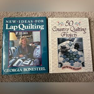 (2) Quilting Books - 50 Projects from Beginner to Advanced w/Instructions